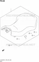 SELLE pour Suzuki KINGQUAD 750 2014