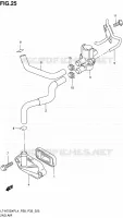 SYSTEME RECYCLAGE GAZ ECHAPPEMENT pour Suzuki KINGQUAD 750 2014