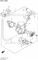 CORPS DE PAPILLON pour Suzuki KINGQUAD 750 2016