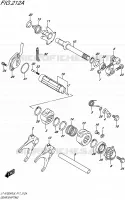 ENSEMBLE SELECTEUR DE VITESSES pour Suzuki KINGQUAD 750 2016