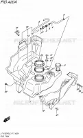 RESERVOIR D'ESSENCE pour Suzuki KINGQUAD 750 2016