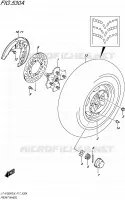 ROUE AVANT pour Suzuki KINGQUAD 750 2016