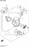 CORPS DE PAPILLON pour Suzuki KINGQUAD 750 2016