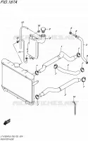 DURITE DE RADIATEUR pour Suzuki KINGQUAD 750 2016