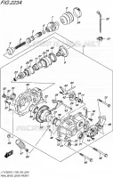 CARDAN   COUPLE CONIQUE (AVANT) pour Suzuki KINGQUAD 750 2017