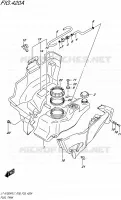 RESERVOIR D'ESSENCE pour Suzuki KINGQUAD 750 2017