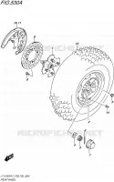 ROUE AVANT pour Suzuki KINGQUAD 750 2017