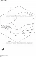 SELLE pour Suzuki KINGQUAD 750 2017