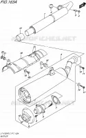 SILENCIEUX pour Suzuki KINGQUAD 750 2017