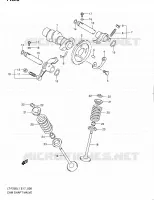ARBRE A CAMES   VALVE pour Suzuki OZARK 250 2011