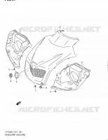 BOL DE PHARE pour Suzuki OZARK 250 2011