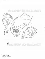 BOL DE PHARE pour Suzuki OZARK 250 2011