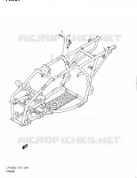 CADRE pour Suzuki OZARK 250 2011