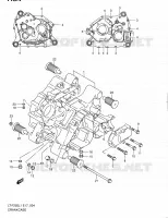 CARTER pour Suzuki OZARK 250 2011