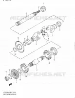 COUPLE CONIQUE pour Suzuki OZARK 250 2011