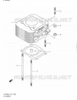 CYLINDRE pour Suzuki OZARK 250 2011