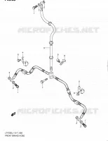 DURITE DE FREIN AVANT pour Suzuki OZARK 250 2011