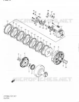 EMBRAYAGE pour Suzuki OZARK 250 2011