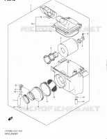 FILTRE A AIR (LT F250L1 E17) pour Suzuki OZARK 250 2011