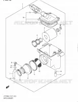 FILTRE A AIR (LT F250L1 E24) pour Suzuki OZARK 250 2011