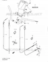 GUIDON (LT F250L1 E24) pour Suzuki OZARK 250 2011