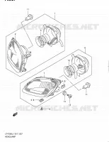 PHARE pour Suzuki OZARK 250 2011