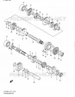 TRANSMISSION pour Suzuki OZARK 250 2011