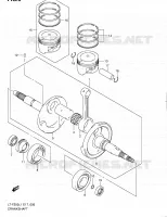 VILEBREQUIN pour Suzuki OZARK 250 2011