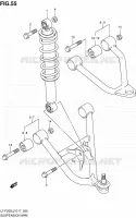 AMORTISSEUR   TRIANGLES pour Suzuki OZARK 250 2012