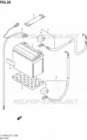 BATTERIE pour Suzuki OZARK 250 2012
