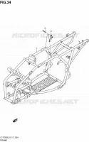 CADRE pour Suzuki OZARK 250 2012