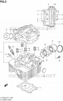 CULASSE pour Suzuki OZARK 250 2012
