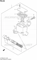 MAITRE CYLINDRE AVANT pour Suzuki OZARK 250 2012