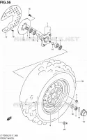 ROUE AVANT pour Suzuki OZARK 250 2012