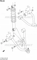 AMORTISSEUR   TRIANGLES pour Suzuki OZARK 250 2013