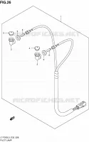 ENSEMBLE TEMOINS pour Suzuki OZARK 250 2013