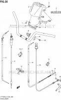 GUIDON pour Suzuki OZARK 250 2013
