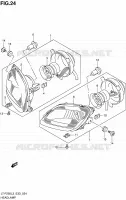 PHARE pour Suzuki OZARK 250 2013