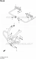 REPOSE PIED pour Suzuki OZARK 250 2013