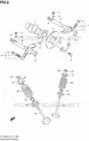 ARBRE A CAMES   VALVE pour Suzuki OZARK 250 2013