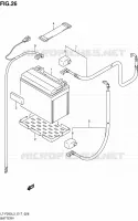 BATTERIE pour Suzuki OZARK 250 2013