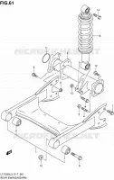 BRAS OSCILLANT ARRIERE pour Suzuki OZARK 250 2013