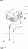 CYLINDRE pour Suzuki OZARK 250 2013