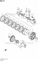 EMBRAYAGE pour Suzuki OZARK 250 2013
