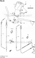 GUIDON (LT F250L3 E24) pour Suzuki OZARK 250 2013