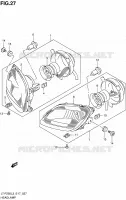 PHARE pour Suzuki OZARK 250 2013