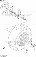 ROUE AVANT pour Suzuki OZARK 250 2013