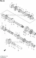 TRANSMISSION pour Suzuki OZARK 250 2013