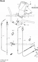 GUIDON pour Suzuki OZARK 250 1992