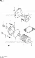 POMPE A HUILE pour Suzuki OZARK 250 1992